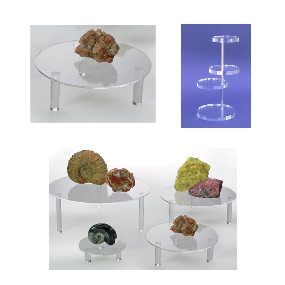 Runde Präsentationsdisplays