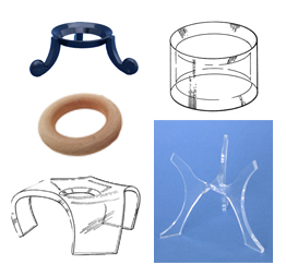 Acrylglasringen & Untersetzer