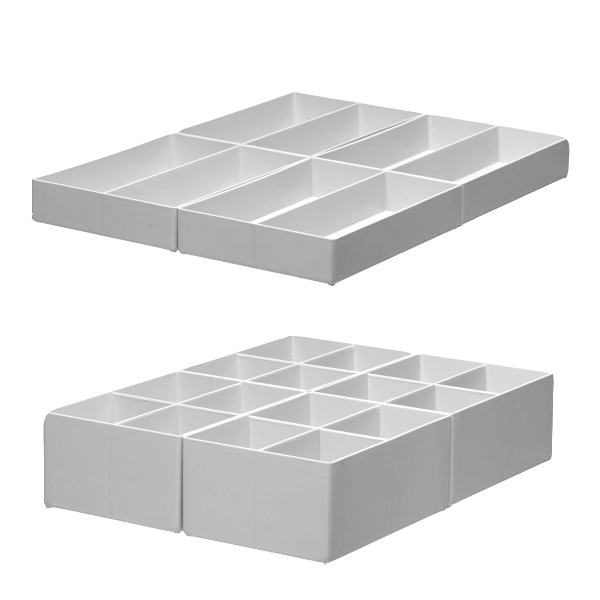 Inset-Boxen hoch und niedrig