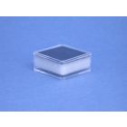 Edelsteindose 38 x 38 x 17 mm. schwarz