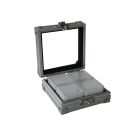 Alu Sammel-Vitrine 100x95 mm - 1 Fach 4W