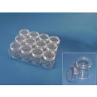 Plastick-Box mit 12 Runddosen