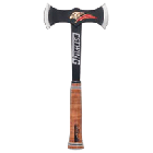 Black Eagle DoppelAxt - Schwarzen Finisch mit ledergriff