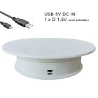 Drehtisch Ø 205 mm. Weiß