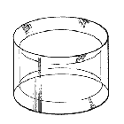 Acryl Ring 30 mm. 20 mm.