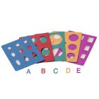 81030 Bodemschat 5er Set Lortone Aluminium Schablonen