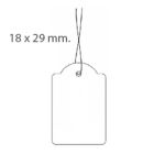 Preisschild 18x29mm mit Kordel 