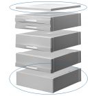 Aufbewahrungskassette Boden- und Deckplatte