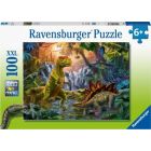 Oase von Dinosaurier (100 XXL Puzzleteile)