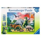 Zwischen der Dinosaurier (100 XXL Puzzleteile)