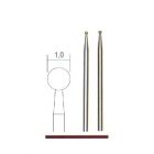 Diamantierte Schleifstift Kugelform Ø 1,0 mm.