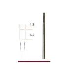 Diamantierte Schleifstift Zylinderform Ø 1,8 mm.