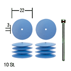 Silikon Polierer linsenform