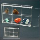 Vitrine 180 x 115 x 45 mm. mit 6 Fächern