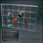 Vitrine 350 x 240 x 45 mm. mit  24 Fächern 
