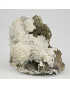 Fluorit mit Calcit, Dolomit und Pyrit - Mina Moscona, Spanien