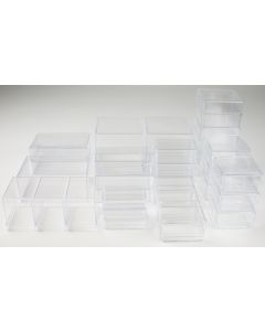 Plastikdosen Satz zum ausprobieren größer als 5 cm.