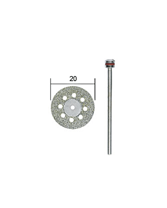 Diamantierte Trennscheibe mit Kühllöchern Ø 20mm
