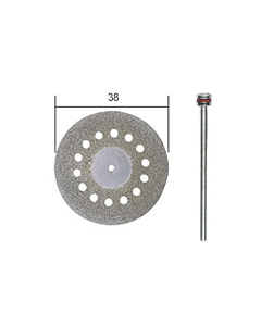 Diamantierte Trennscheibe mit Kühllöchern Ø 38mm