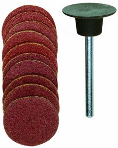 Schleifblätter set + Träger