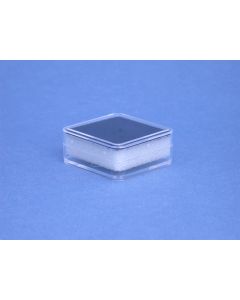 Edelsteindose 38 x 38 x 17 mm. schwarz