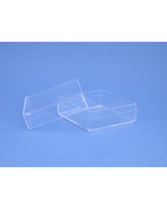 Plastikdose 59 x 59 x 29 mm.