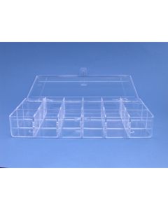 Sortimentskasten 210 x 120 x 36 mm. mit 18 Fächern