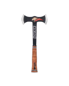 Black Eagle DoppelAxt - Schwarzen Finisch mit ledergriff