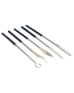 Riffler Diamantfeilensatz 5 Stück, 140 x 3 mm.