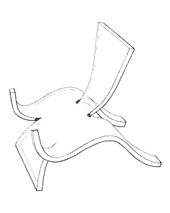 Stuhlständer breit, Größe 1