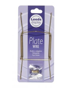 Tellerspirale goldf./metal für Ø 19-25 cm.