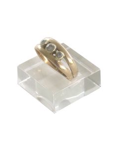 Acrylglasringsockel breit