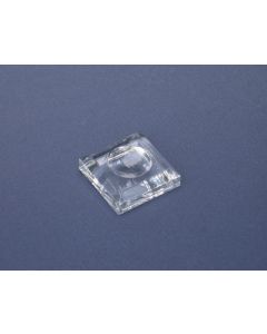Acrylglas-Sockel 32 x 32 x 9 mm mit Aushöhlung