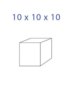 Acrylglaswürfel 10 x 10 x 10 mm.