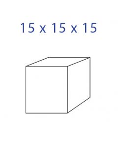 Acrylglaswürfel 15 x 15 x 15 mm.