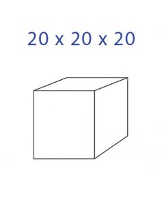 Acrylglaswürfel 20 x 20 x 20 mm.