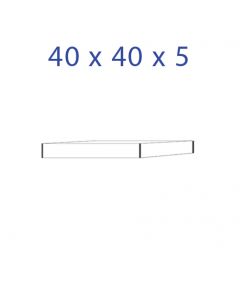 Acrylglas-Sockel 40 x 40 x 5 mm.