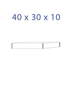 Acrylglas-Sockel 40 x 30 x 10 mm.