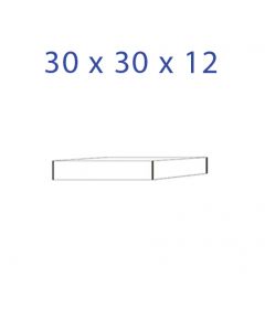 Acrylglas-Sockel 30 x 30 x 12 mm.