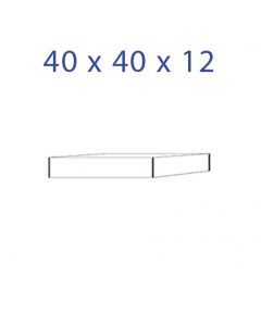Acrylglas-Sockel 40 x 40 x 12 mm. 