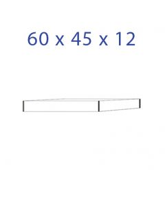 Acrylglas-Sockel 60 x 45 x 12 mm. 