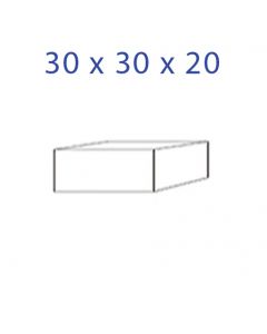 Acrylglas-Sockel 30 x 30 x 20 mm.