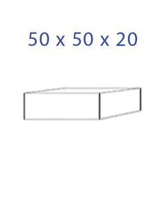 Acrylglas-Sockel 50 x 50 x 20 mm.