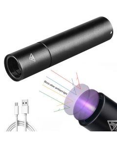 UV 365nm wiederaufladbare Taschenlampe