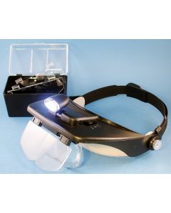 Kopfbandlupe mit LED