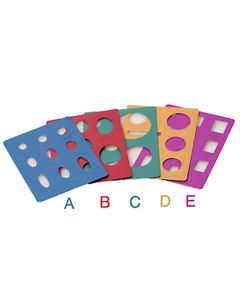 81030 Bodemschat 5er Set Lortone Aluminium Schablonen