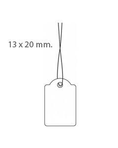 Preisschilder 13x20mm mit Kordel