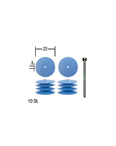 Silikon Polierer linsenform