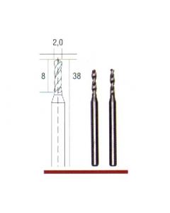 Hartmetall Microbohrer Ø 2,0 mm.