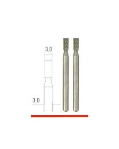 Frässtift Stahl Zylinderform Ø 3,0 mm.